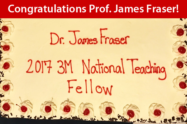 Celebration Cake for 2017 3M induction for Prof. Fraser