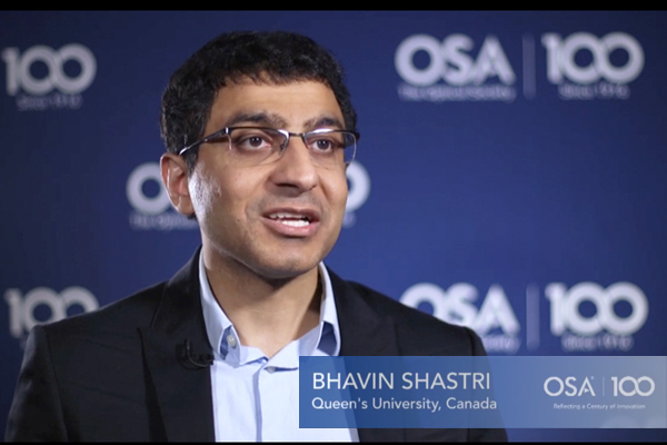 Prof. Shastri being interviewed by OSA