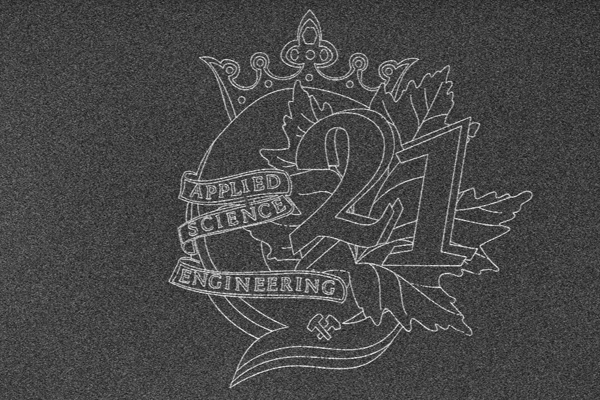 Sci '21 Year Crest is 40 microns using electron beam lithography and metal deposition.