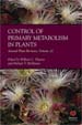 Control of Primary Metabolism in Plants book cover