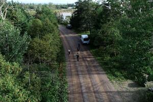 Mass Casualty Commission taking video footage in Portapique, NS