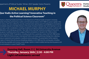 promotional poster with event information