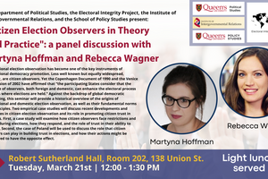 promotional poster with event details