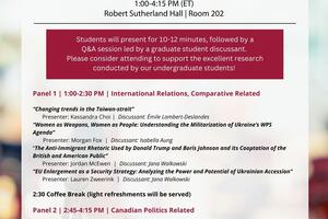 promotional poster with event details