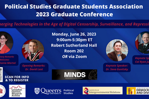 promotional poster with event details