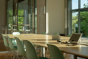 Table and chairs in a meeting room