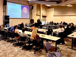 Kim Richard Nossal speaks at the award ceremony