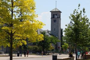 Grant Hall in summer