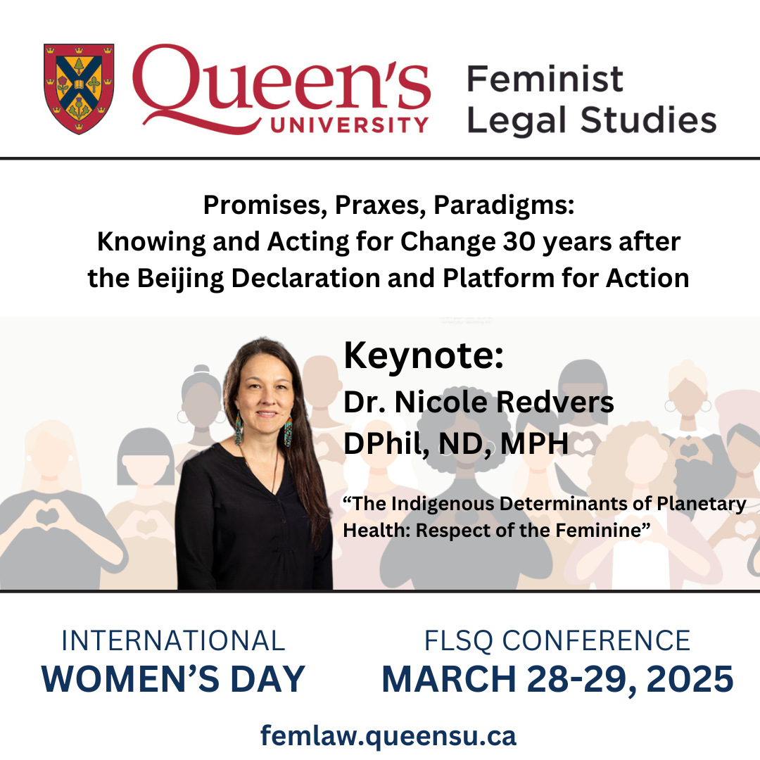 Feminist Legal Studies Queen's SDG Week Conference Poster