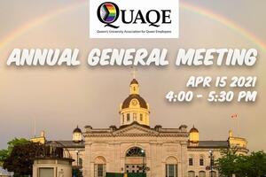 QUAQE Annual General Meeting, April 15, 2021, 4:00 - 5:30 PM