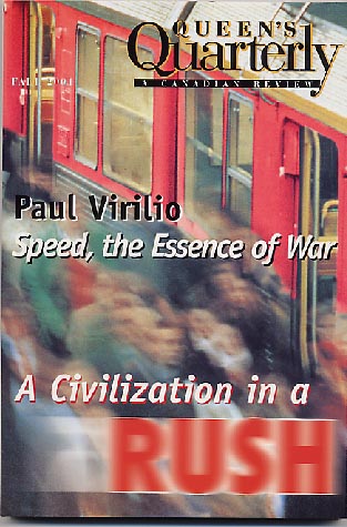 Fall 2001 - A Civilization in a Rush