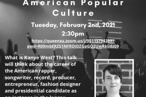 "The Present Life of Blasphemy: Kanye West in American Popular Culture" poster