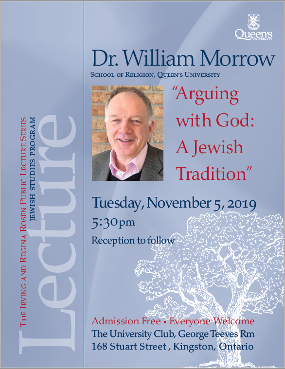 A poster from Dr. Bill Morrow's event