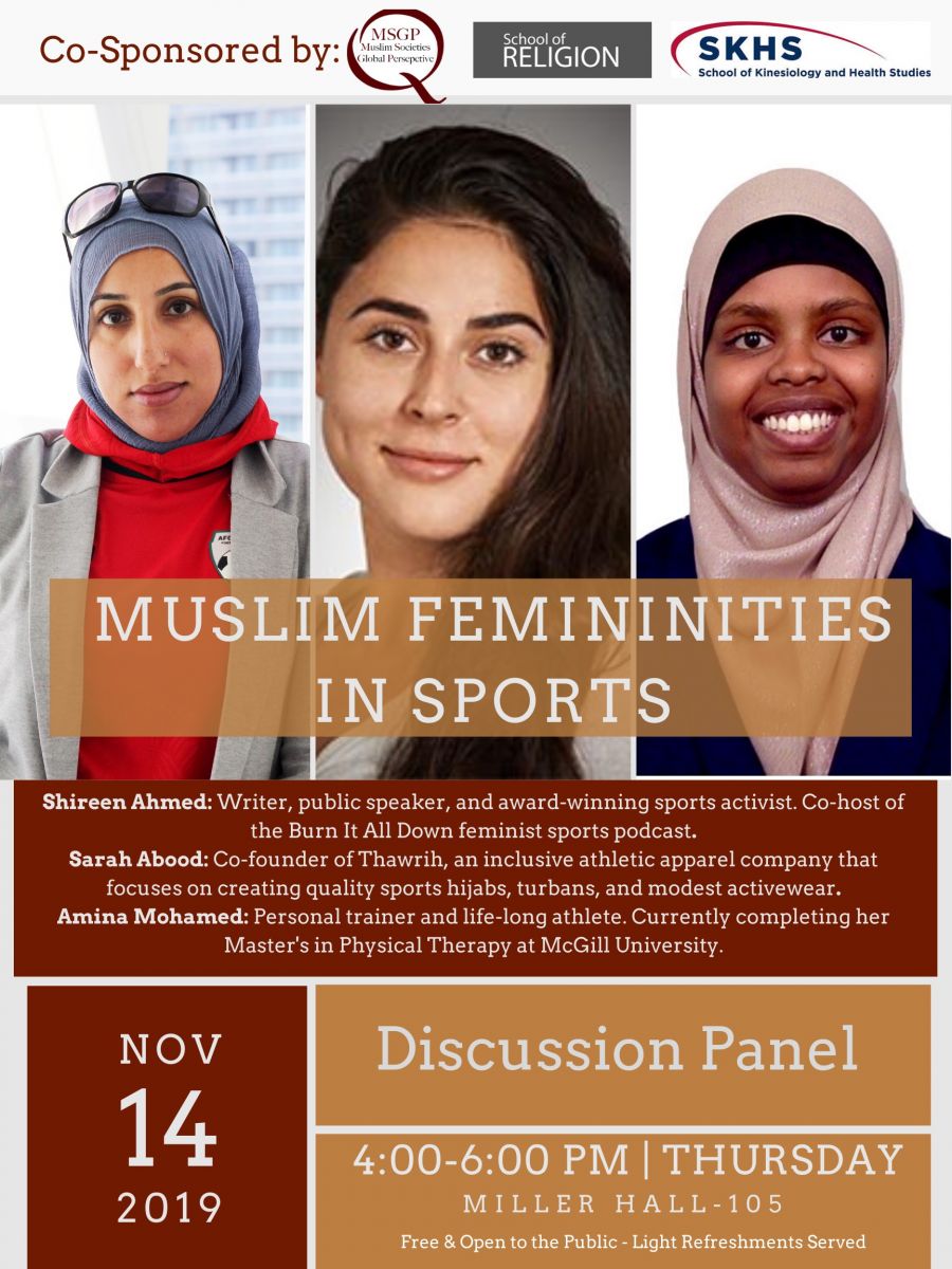 Muslim Femininities in Sports event poster