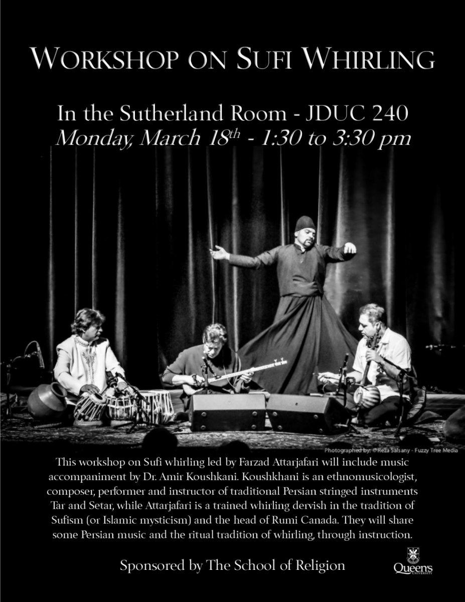 Workshop on Sufi Whirling event poster