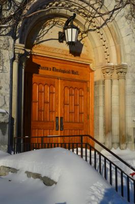 Queen's Theological Hall doors