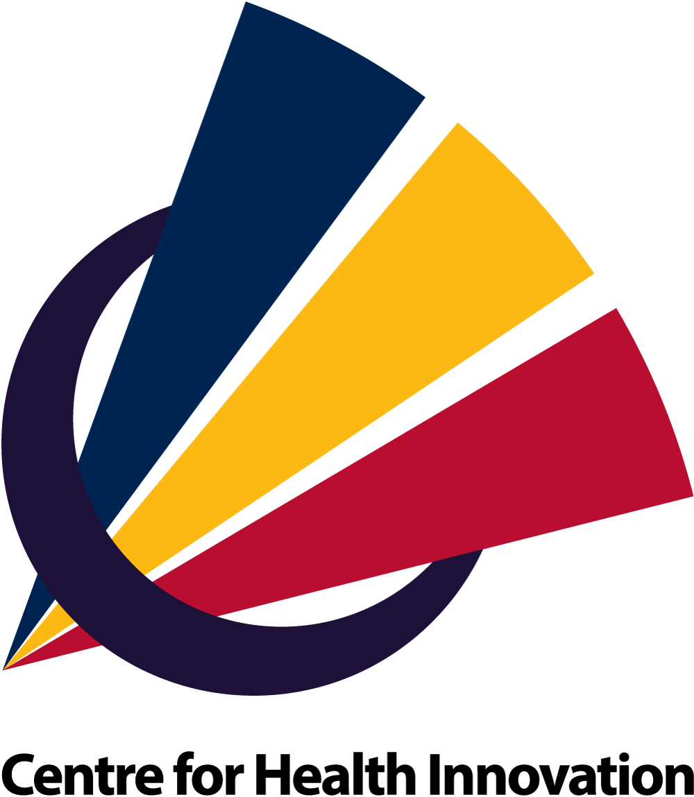 [Tricolour logo with text: Centre for Health Innovation]