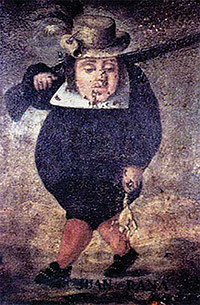 [painting of Juan Rana]