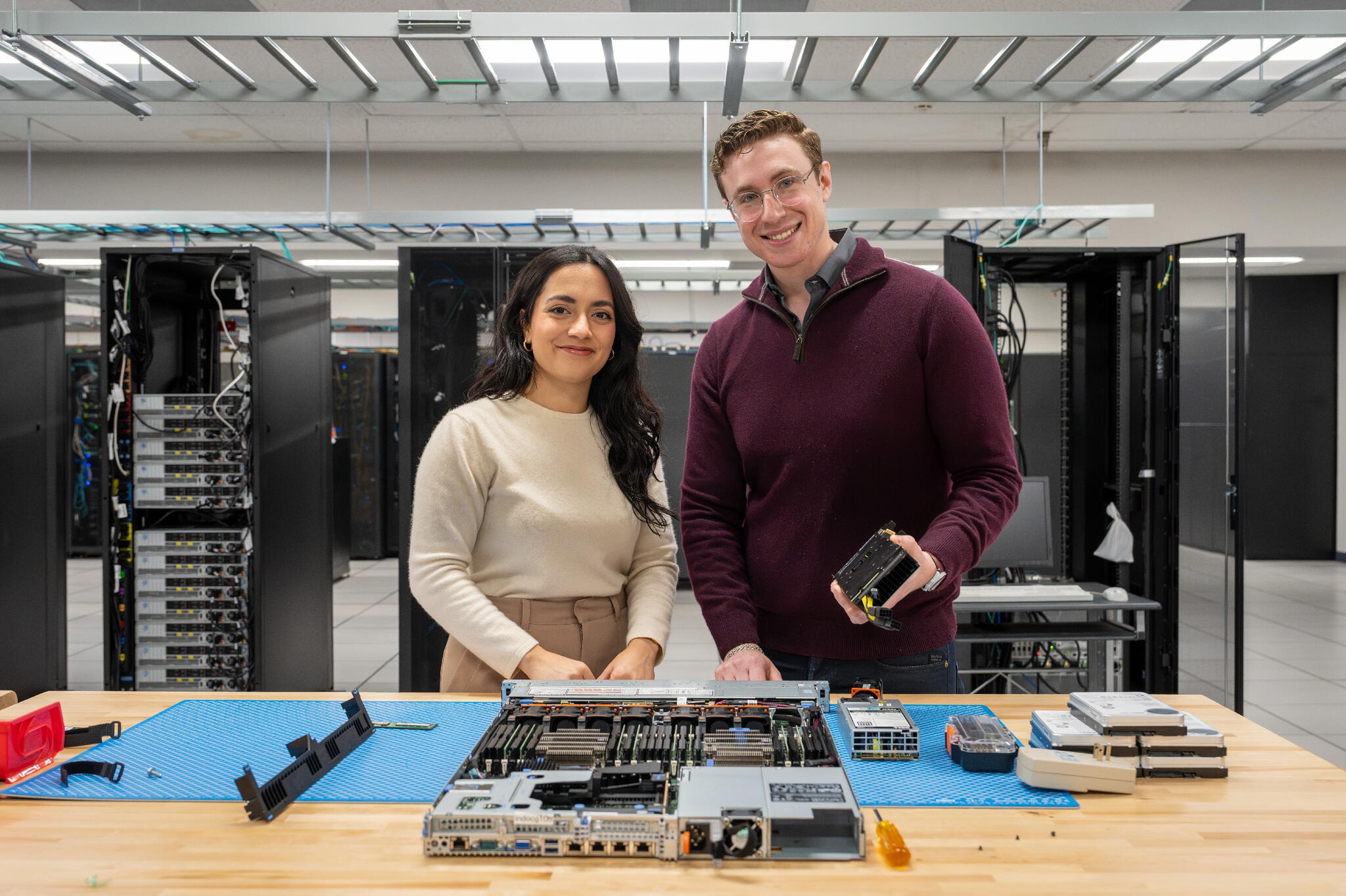 Students at the Centre for Advanced Computing