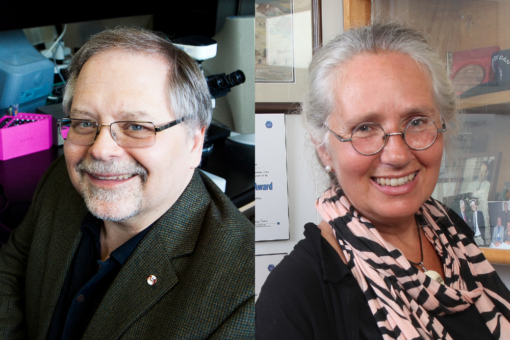 Drs. John Smol (Biology) and Jacalyn Duffin (History, Medicine)