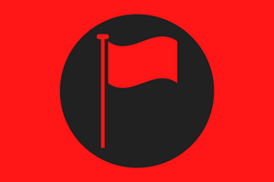 Red flag event icon.