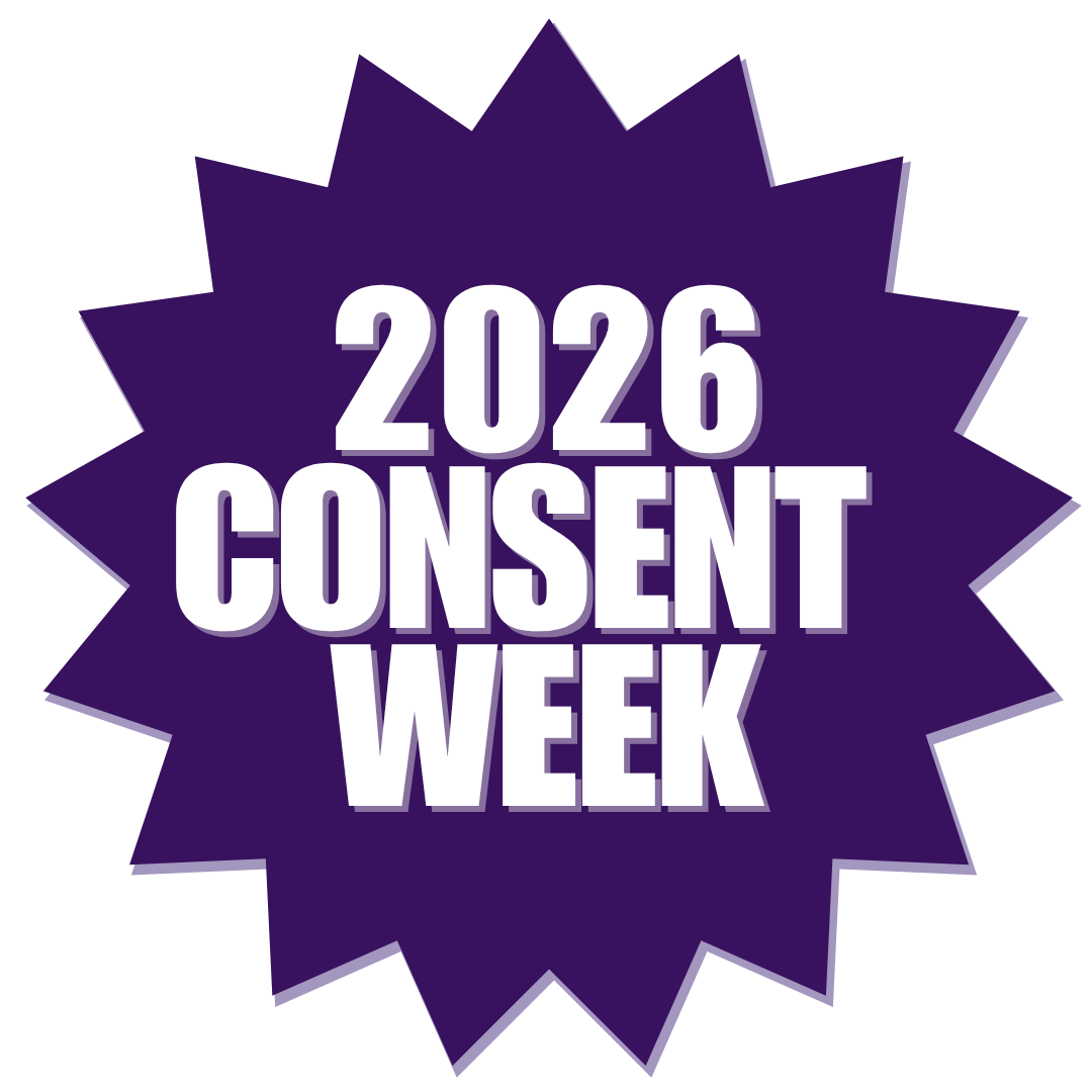 2026 Consent Week in Purple Mult-sided star