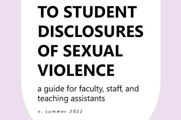 Faculty and Staff | Sexual Violence Prevention and Response Services ...