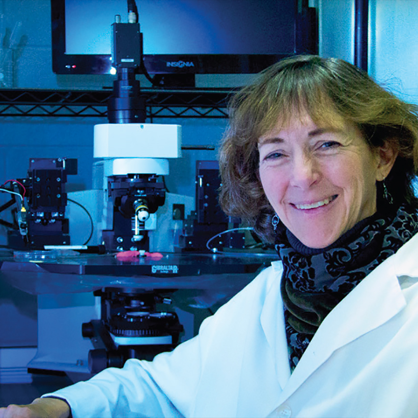 Researcher in the lab