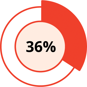 [Percentage wheel 36%]