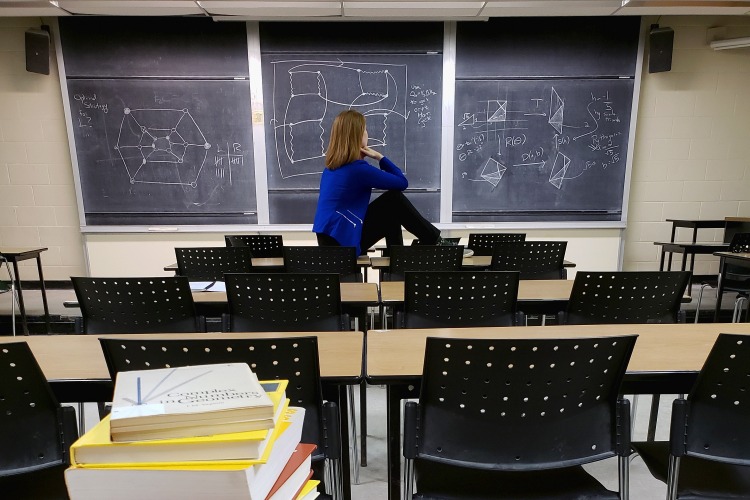 [Queen's Art of Research photo: Women in Mathematics by Stefanie Knebel]