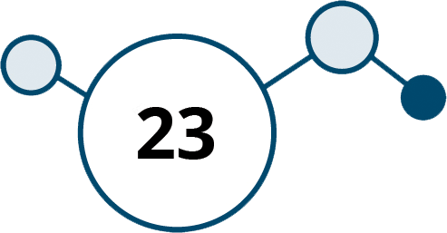 [Graphic illustration and the number 23]