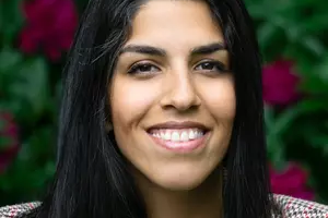 Golshan Golriz smiling. 