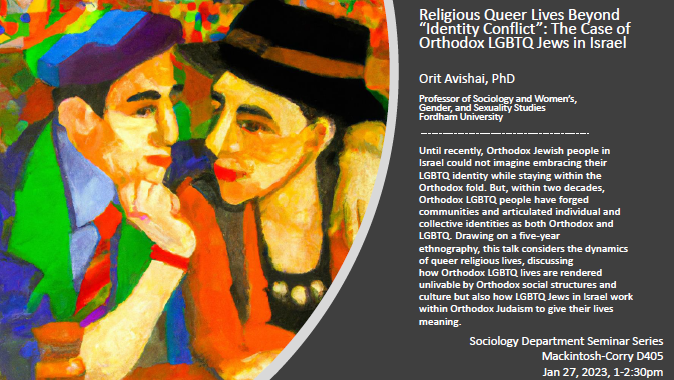 Orit Avishia Seminar Series