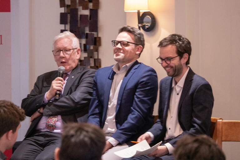Bob Rae, Kyle Hanniman, and Olivier Jacques