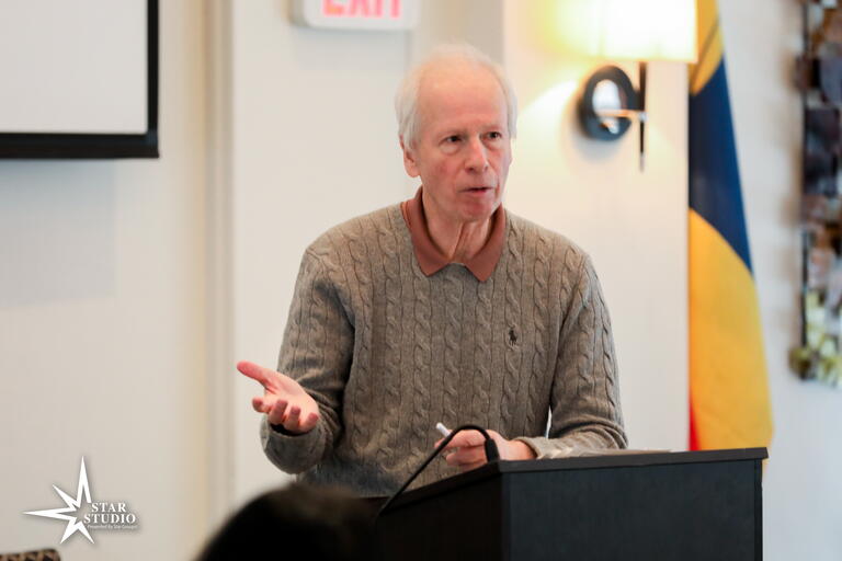 Stephane Dion delivers the keynote lecture at the 2026 Queen's Sustainability Conference