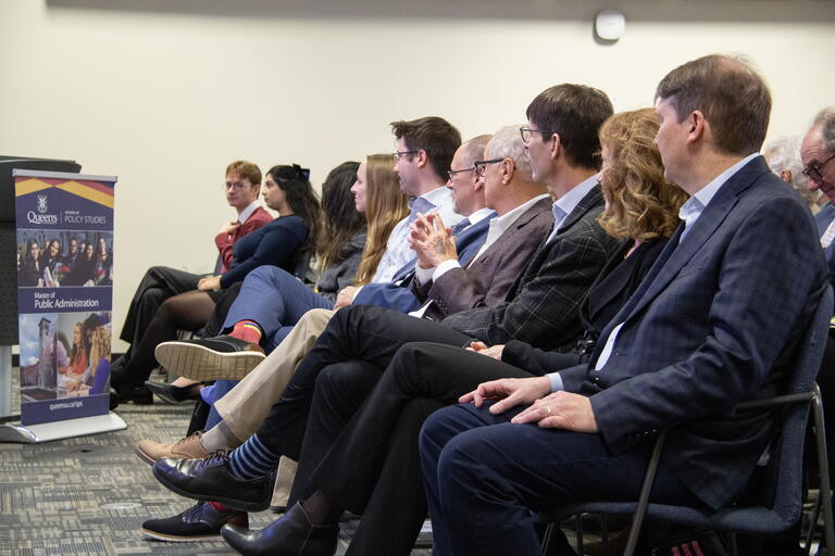 Audience at Bob Rae's Matthews Lecture