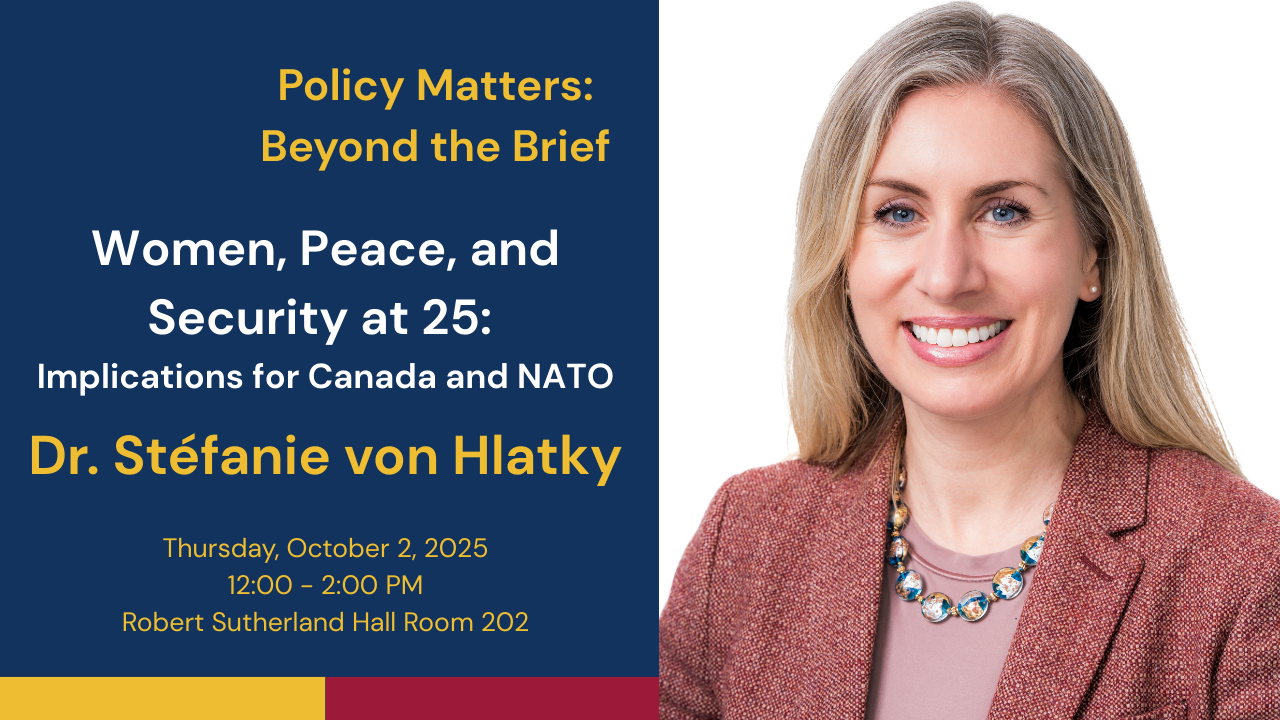 Policy Matters poster 