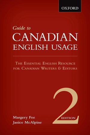 Cover of Guide to Canadian English Usage