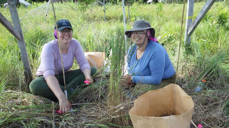 Kira and Julia doing what they love