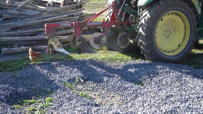 Deep mould board plough