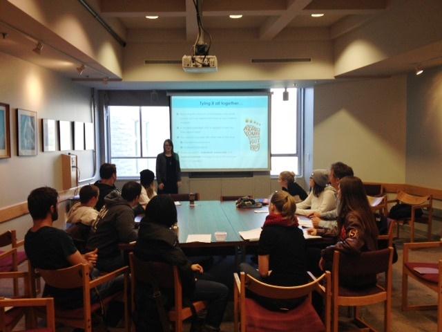 Jessie Luedi leading her seminar