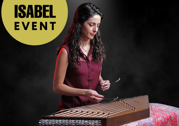 Sadaf Amini plays the santur