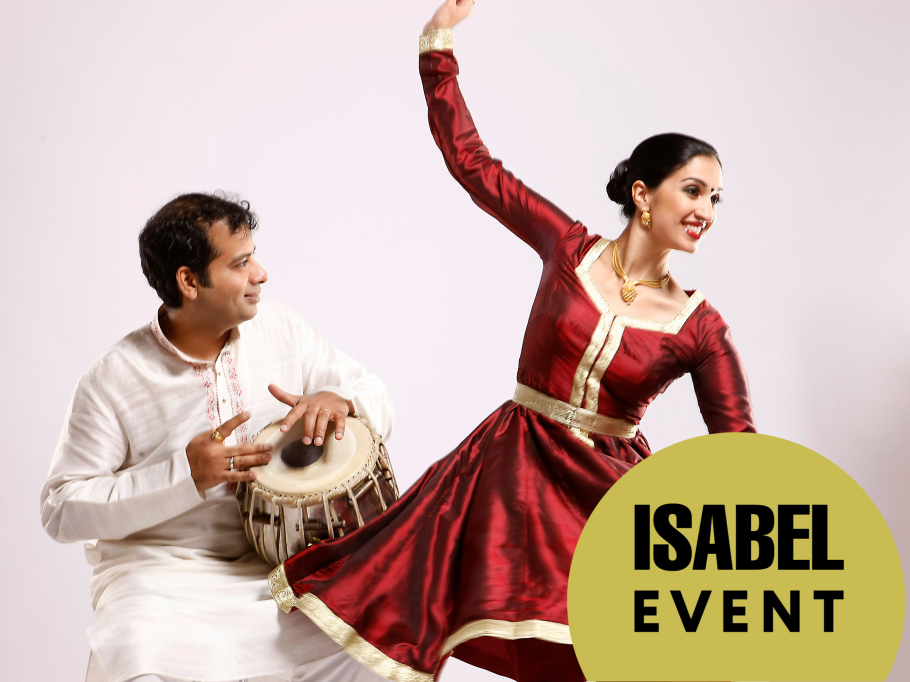 Bageshree Vaze dances and Vineet Vyas plays beside her