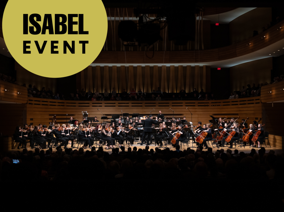 The Royal Conservatory Orchestra plays on stage with maestro Earl Lee