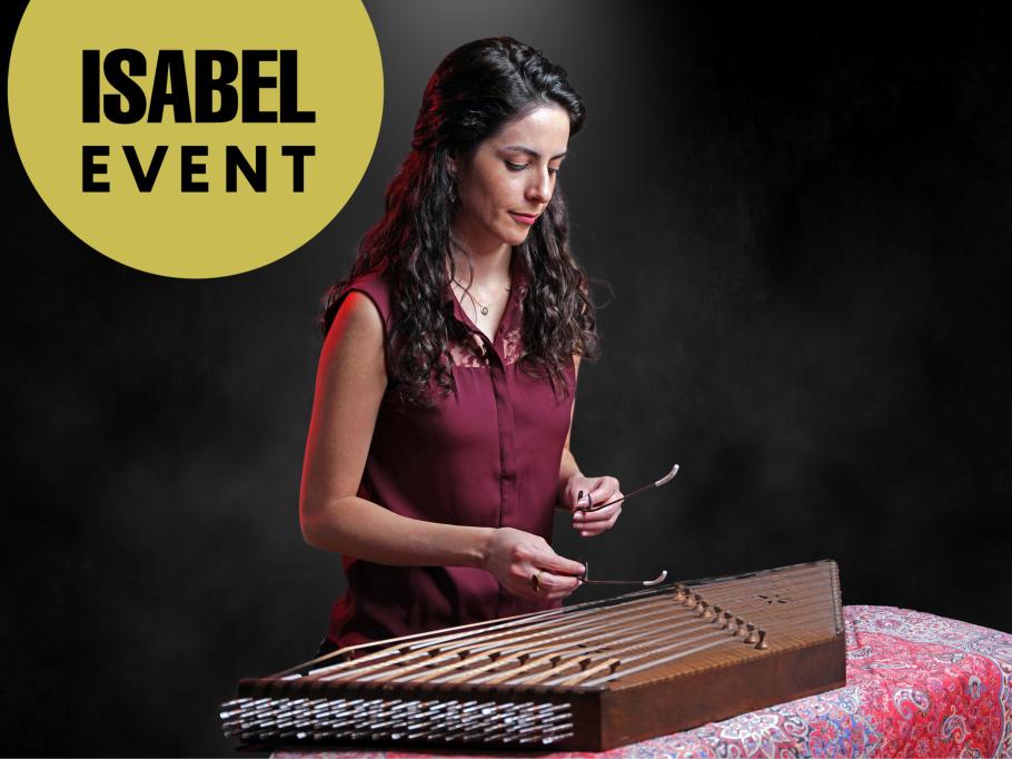 Sadaf Amini plays the santur