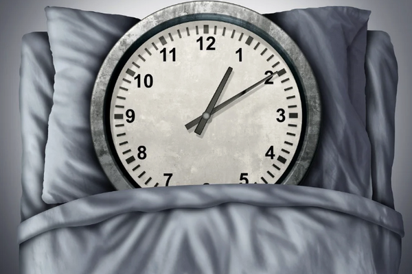 Clock in bed