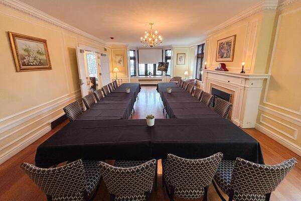 U shaped event setup in the Urquhart room