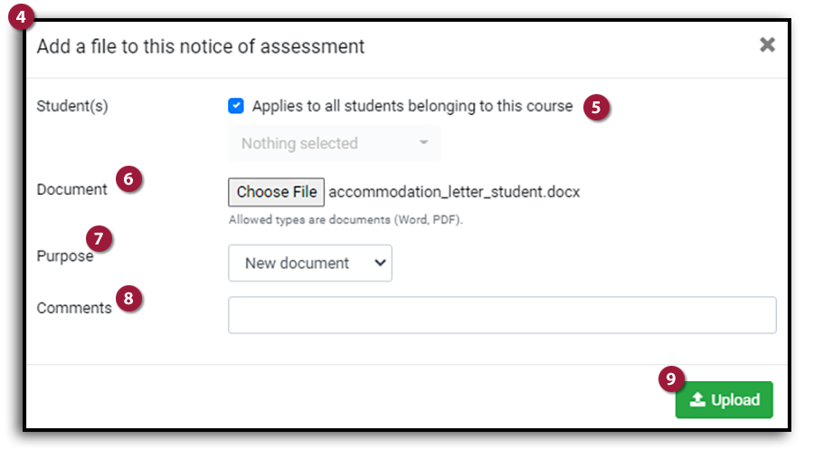 image: instructor add a file to noa