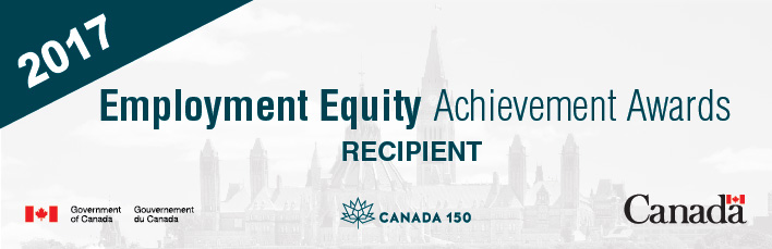 Employment equity award web screenshot