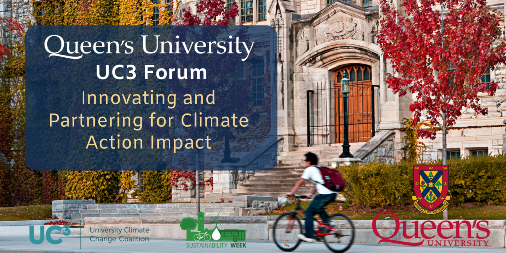 Queen's - UC3 forum - Innovation and Partnering for Climate Action Impact